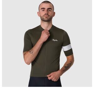 Rapha Men's Olive Cycling Jersey